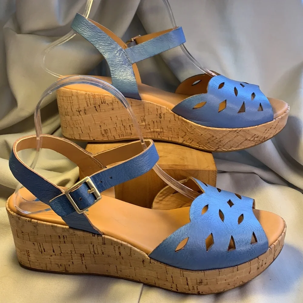 Korks by Kork-Ease almost NEW leather platforms